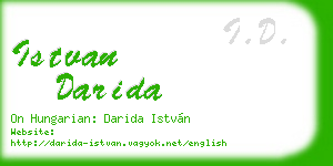 istvan darida business card