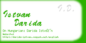 istvan darida business card